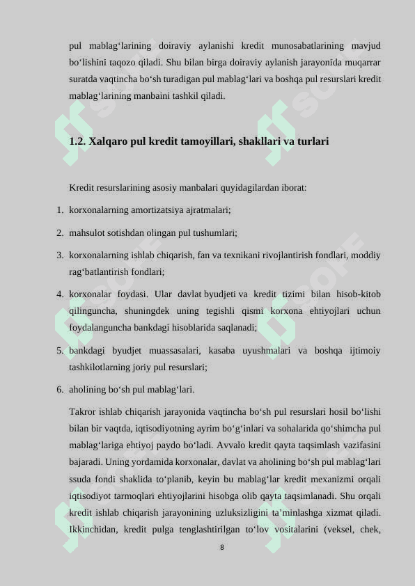 Davlatning pul kredit siyosati: maqsadi va dastaklari 8