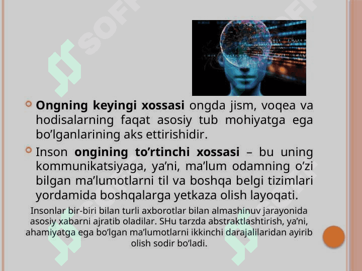 Ong taraqqiyoti va ongsizlik 6