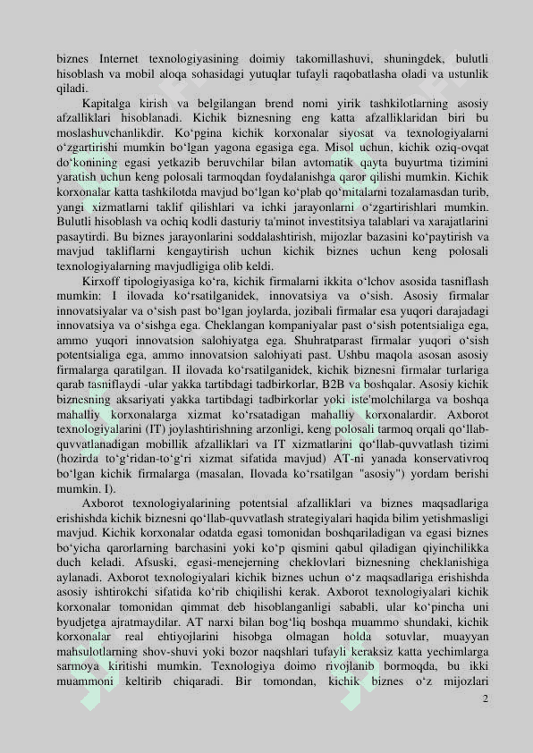 Blokcheyn texnologiyasidan turli tarmoq sohalarida foydalanish 2