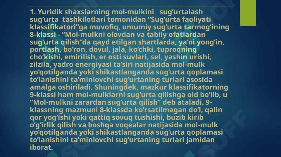 Mol mulk sug'urtasi 2