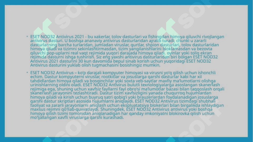 ESET NOD32 antivirus vositasidan foydalanish 4