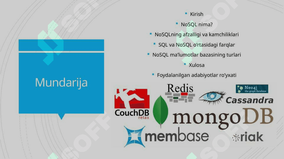 NoSQL ma’lumotlar bazasi va uning asosiy prinsiplari 2