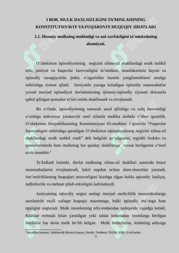 Hususiy mulkning daxlsizligi hamda davlat tomonidan muhofaza qilinishi.docx 3