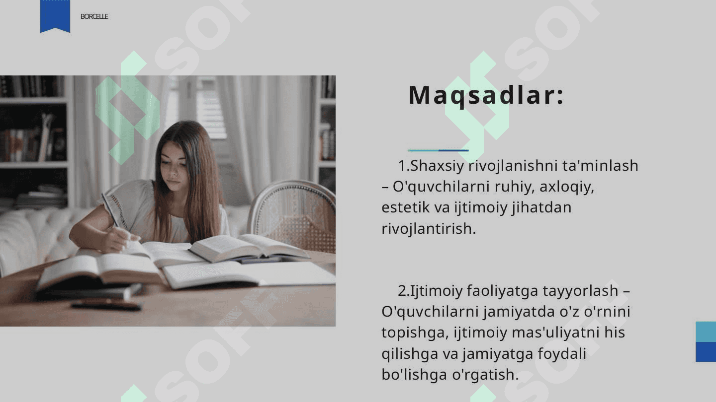 Tarbiyaviy ishlar metodikasi fanining maqsadi va vazifalari 2