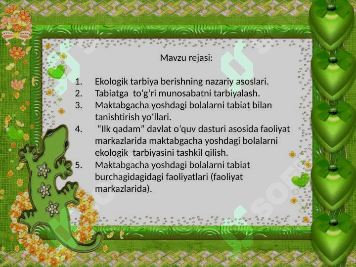 Ekologik tarbiya 2