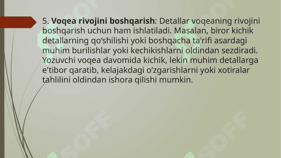 Badiiy asarda detal 7