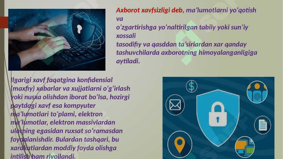 Axborot xavfsizligini ta’minlashning g’oyaviy-nazariy asoslari 3