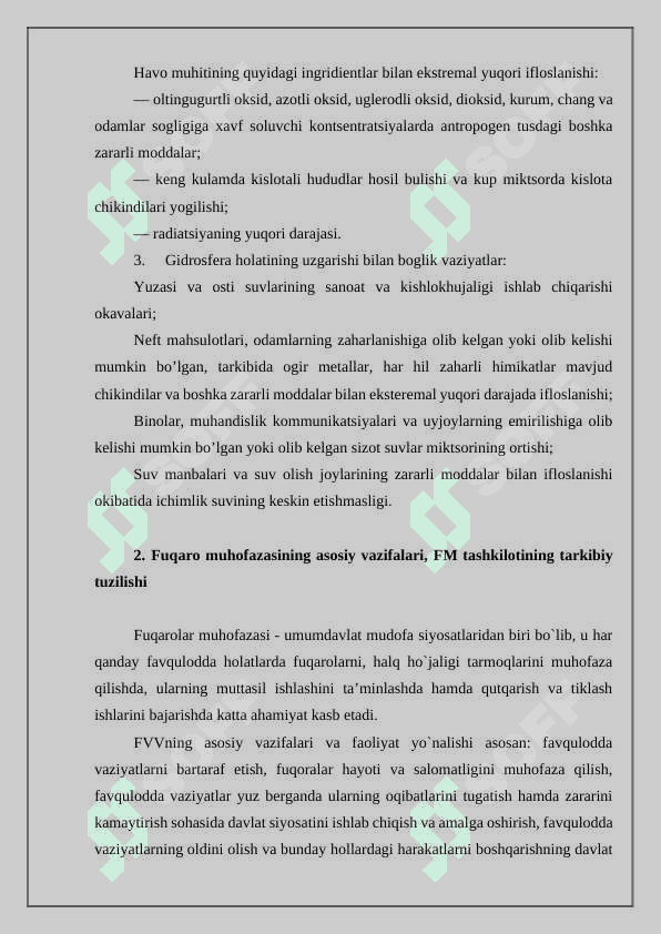 Faqulotda vaziyatlarda ularning oldini olish 4