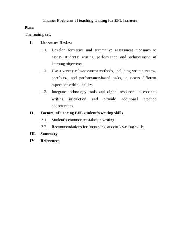 Problems of teaching writing for EFL learners kurs ishi.docx