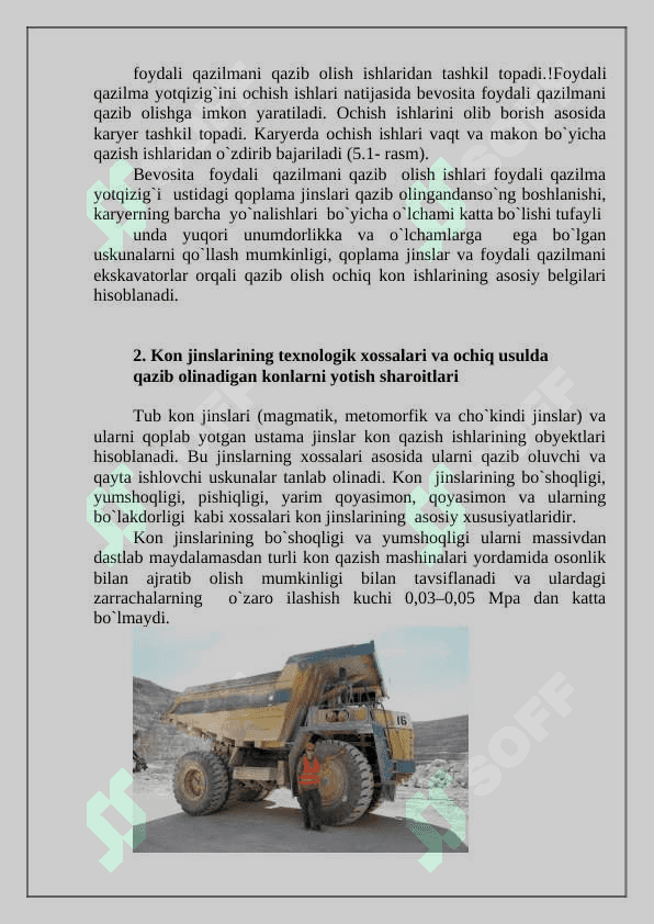 Foydali qazilma konlari tasnifi 4