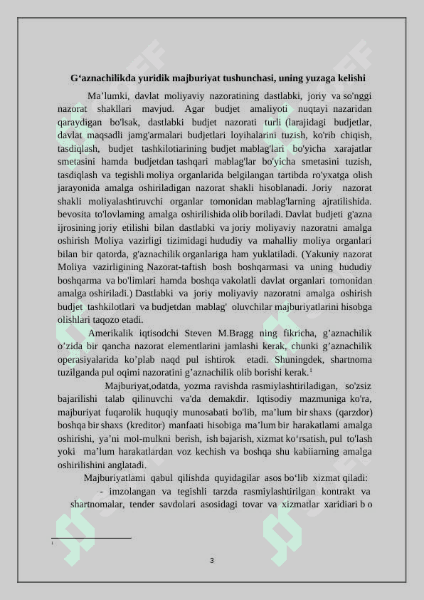 G’aznachilikda yuridik majburiyatlar va ularni ro’yxatga olish 3