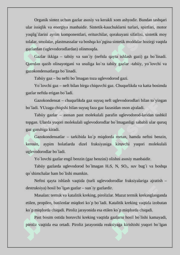 Gazlarni tozalash usullari 2