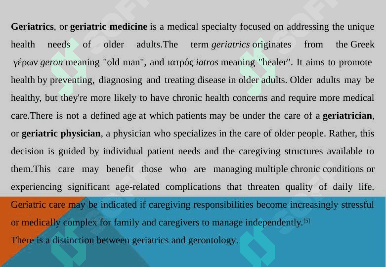 geriatrics 3