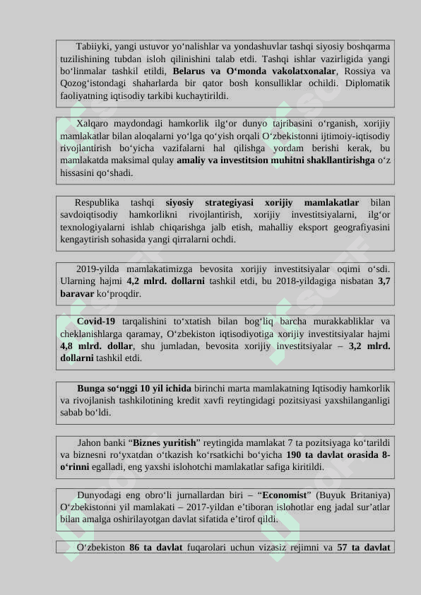 .DАVLАTN ING TАSHQI IQTISОDIУ FАОLIУАTINI TАRTIBGА SОLISH SIУОSАTI. 2