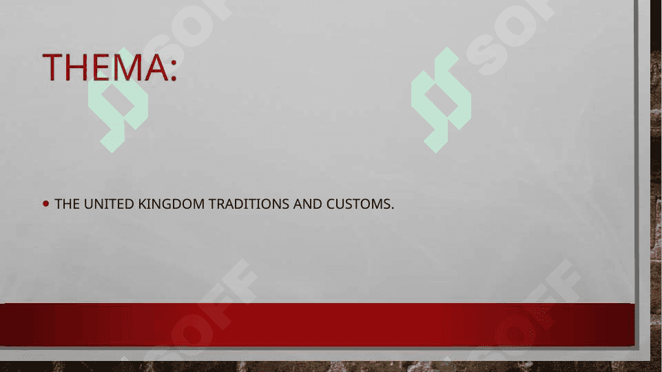 The united kingdom traditions and customs 2