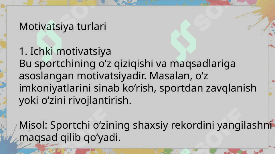 Motivatsiya va uning sportdagi ahamiyati 3