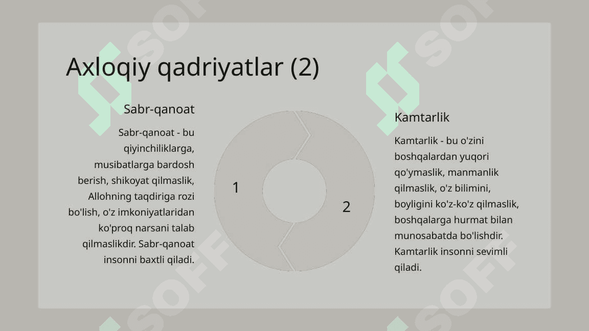 Islom qadriyatlari va ma’rifatining hozirgi davrdagi ahamiyati 8