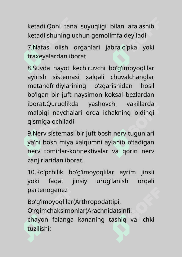 BO’G’IMOYOQLILARNING KENG TARQALISH SABABLARI 5