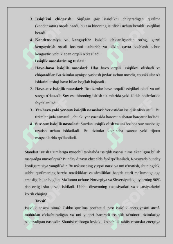 Issiqlik nasoslari 3