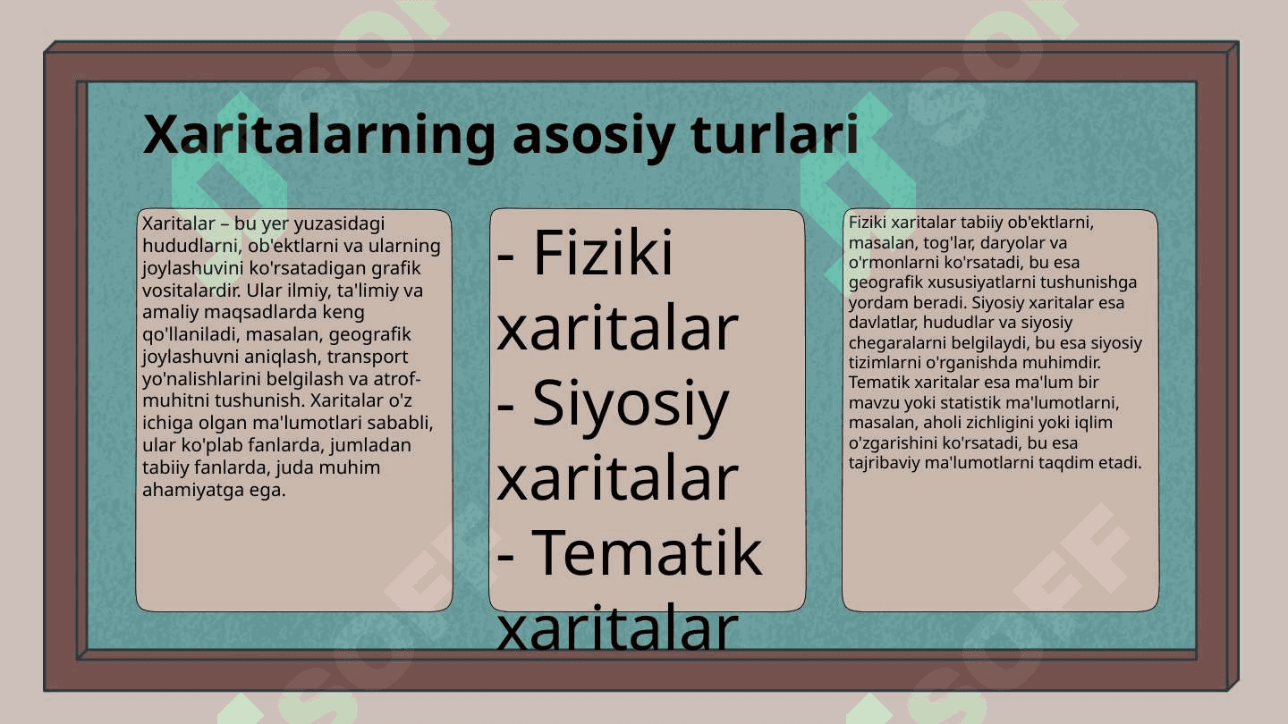 Boshlang‘ich sinf tabiiy fanlar darslarida xaritalar bilan ishlashni o‘rganish 3