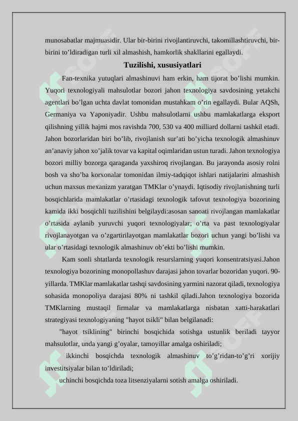Jahon IT bozirini rivojlanish muomolari va tendensiyalari 3