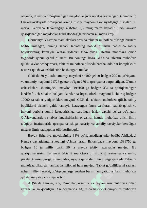 TABIATNI MUHOFAZA QILISH PRINTSIPLARI. 8