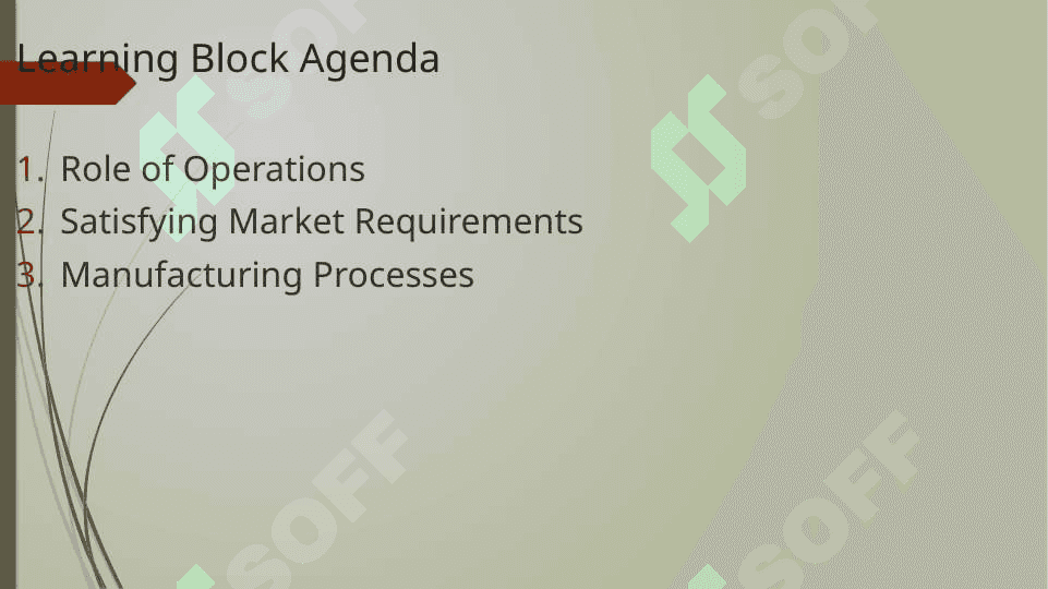 Manufacturing and Service 5