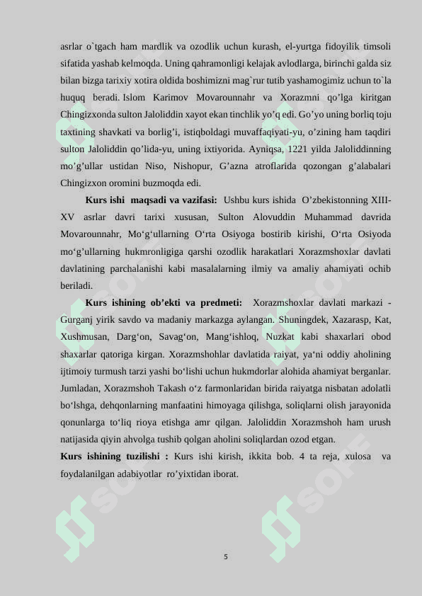 MOG'ULLARNING O'RTA OSIYOGA BOSTIRIB KELISHI 5