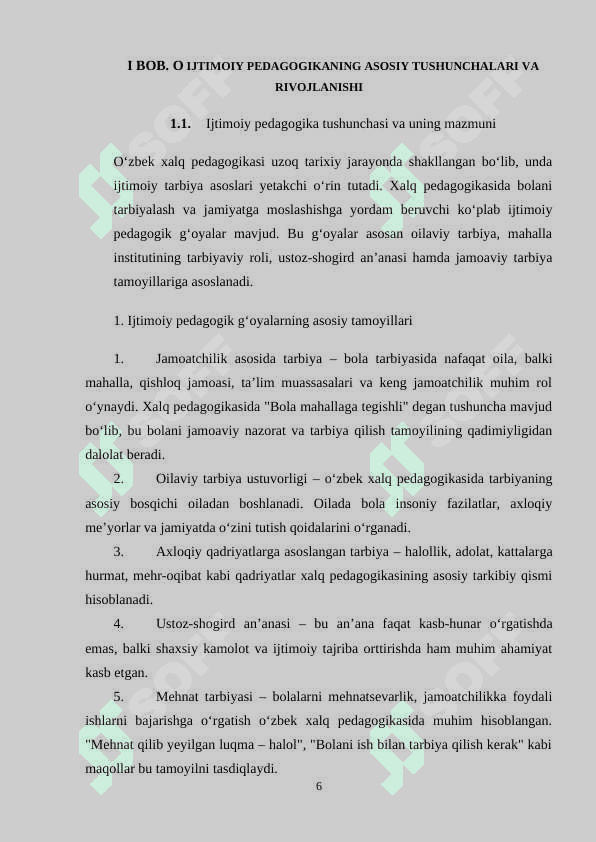 ijtimoiy pedagogikaning jamiyat hayotida tutgan o'rni 6