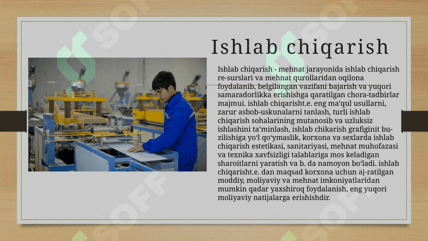 Ishlab chiqarish - sotish faoliyatini boshqarishda tizimli yondashuv 2