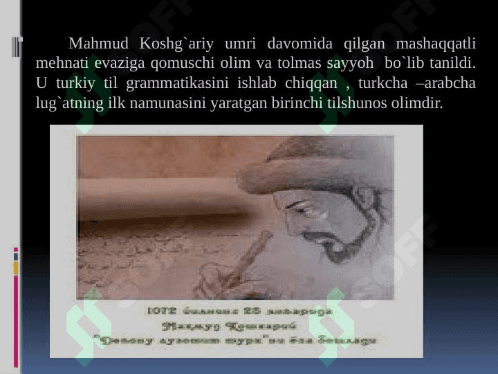 Koshg'ariyning “Devonu lug'otit at – turk “ asari – izohli lug'at va qomusiy asar sifatida 3