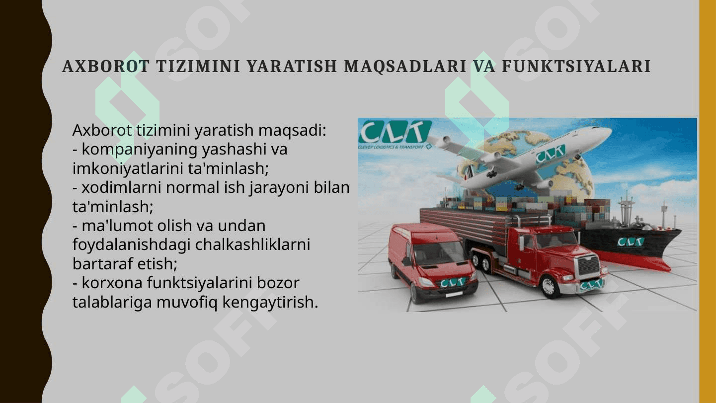 Qishloq xo'jaligini boshqarishda axborot logistikasi 4