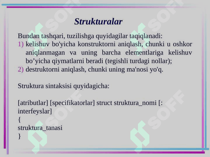 Strukturalar 2