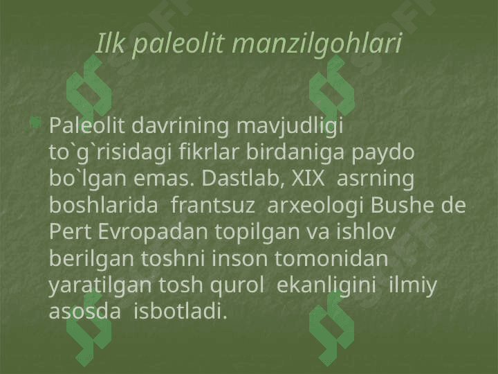 Ilk poleolit davri makonlari 5