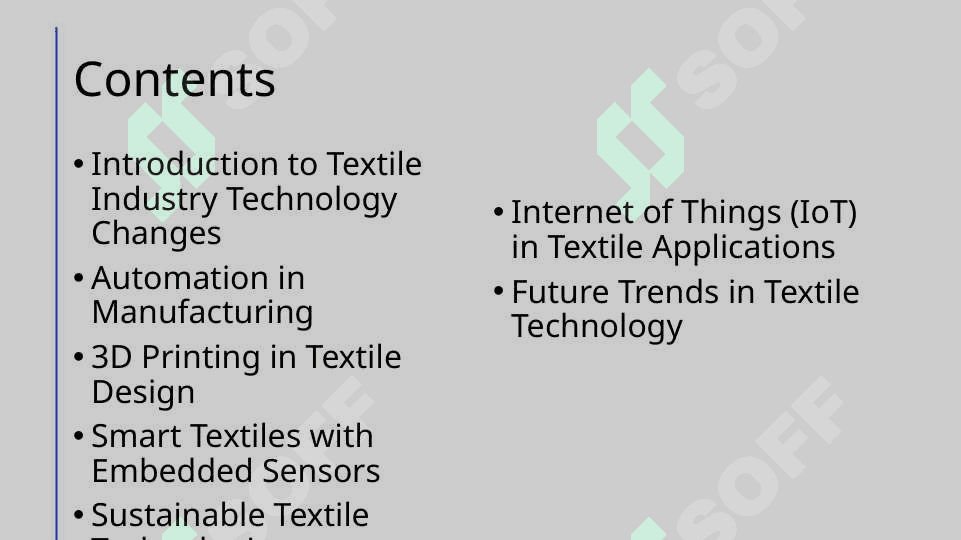 the changes in technology of the textile industry 2