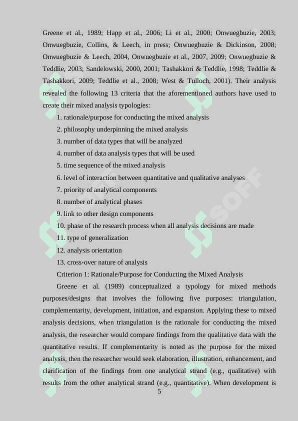 ANALYSIS OF MIXED METHOD: OBJECTIVES, FUNCTIONS AND REPRESENTATIVES 5