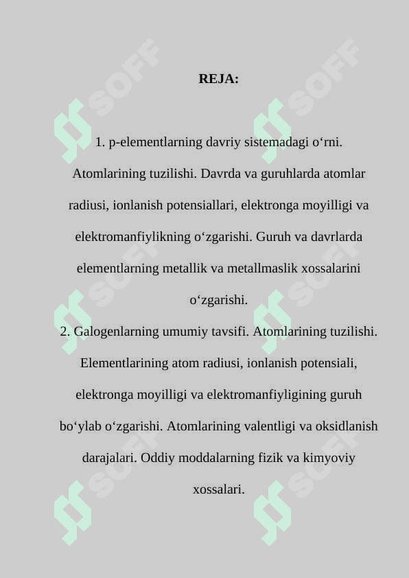 YETTINCHI GURUHNING P-ELEMENTLARI 2