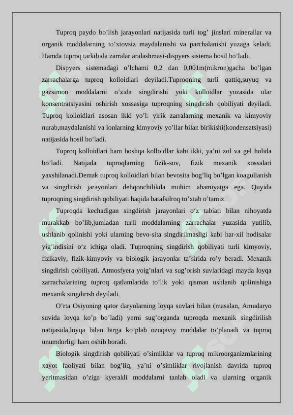 Keng bargli urmonlarning kungir tusli tuproqlari 2
