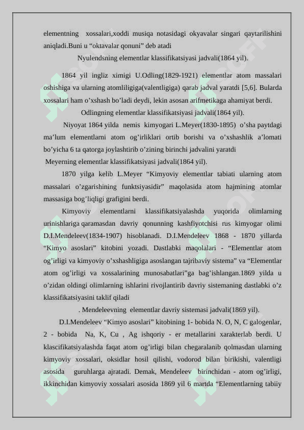 Kimyoviy elementlar davriy qonuni va sistemasi 3