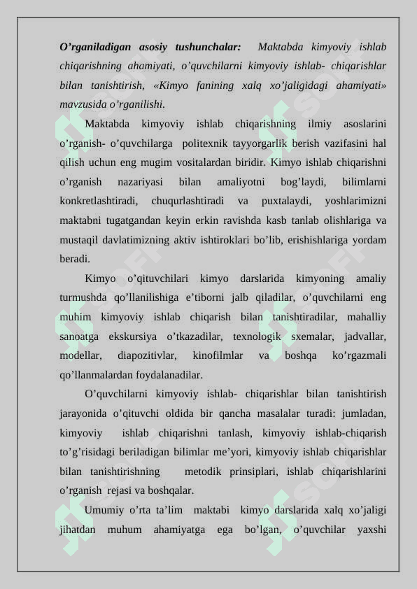 Kimyoviy ishlab chiqarish 2