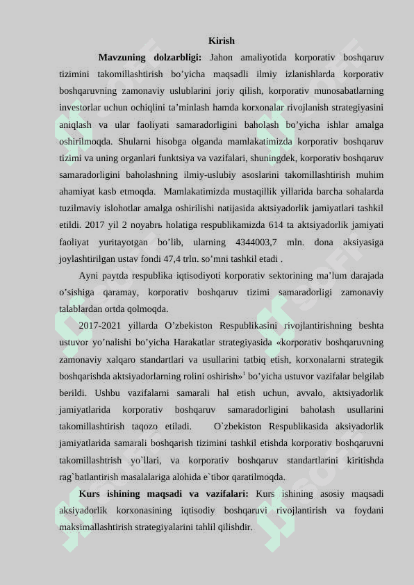 Aksiyadorlik jamiyatining tashkiliy iqtisodiy asoslari. 3