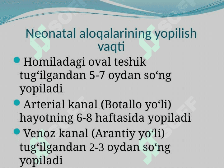 BOLALARDA YURAK-QON TOMIR TIZIMINING ANATOMO-FIZIOLOGIK XUSUSIYATLARI 7