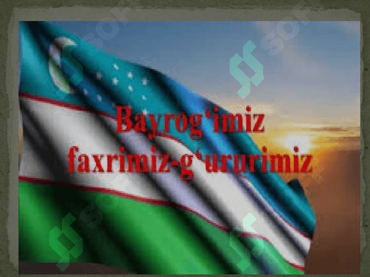 DAVLATIMIZ RAMZLARI 4