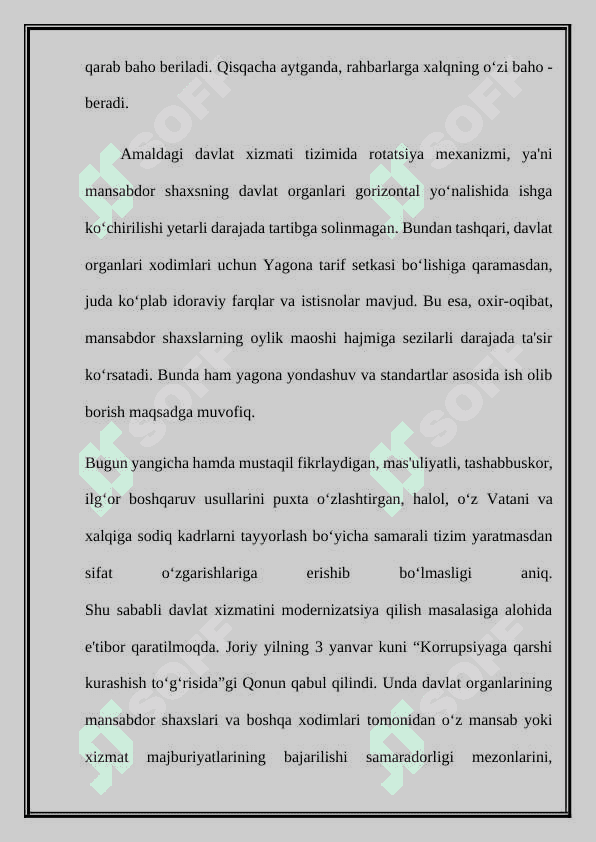 MUSTAQILLIK YILLARIDA DAVLAT BOSHQARUVI TIZIMIDA AMALGA OSHIRILGAN  ISLOHOTLAR 7