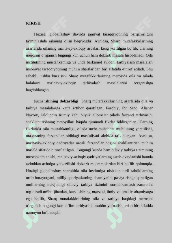Sharq mutafakkirlarining merosida oila va oilada bolalarni maʼnaviy-axloqiy tarbiyalash masalalari 3