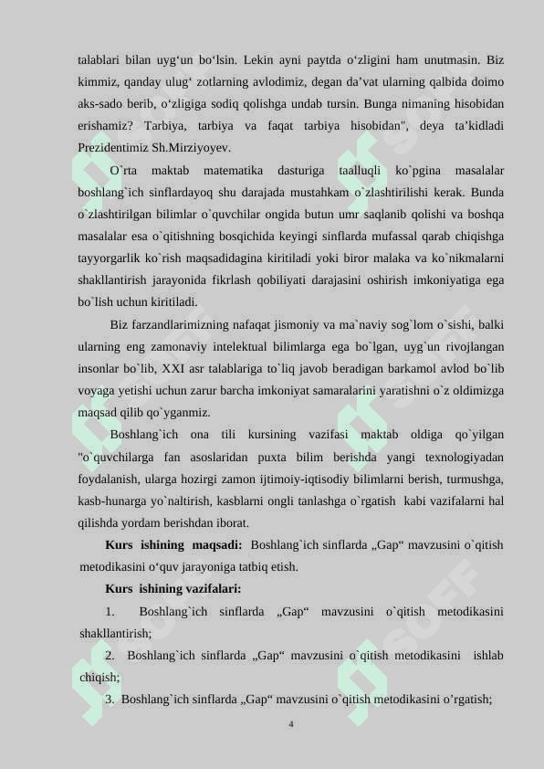 Boshlangʻich sinflarda "Gap"mavzusini oʻrgatish metodikasi 3