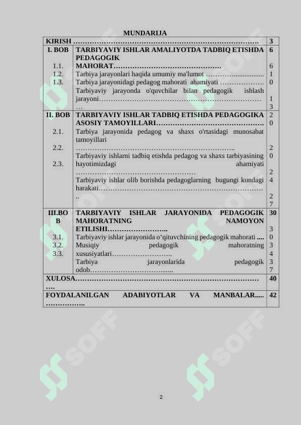 TARBIYAVIY ISHLARNI AMALIYOTDA TADBIQ ETISHDA PEDAGOGIK MAHORAT VA UNING ASOSIY TAMOYILLARI 2