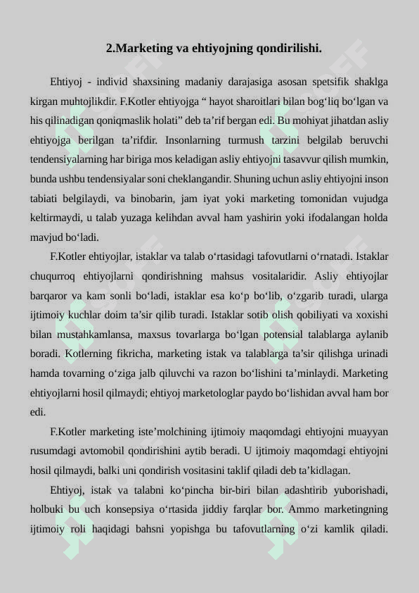 Strategik marketing rejasi. 6