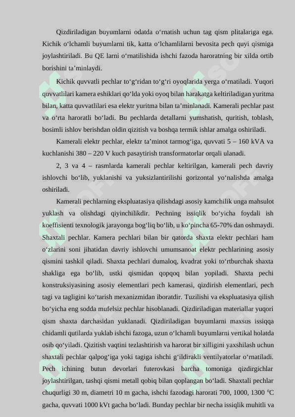 Davriy ishlovchi pechlar 4