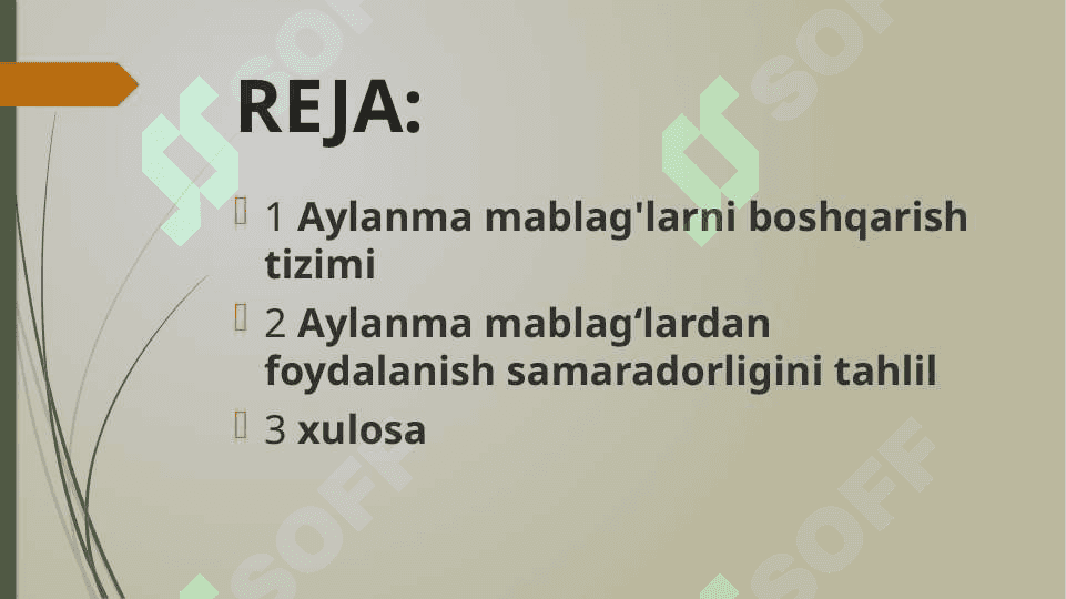 AYLANMA MABLAG’LARNI BOSHQARISH 2